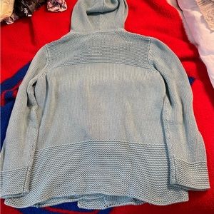 Chicos teal cardigan sweater